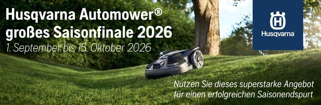 Husqvarna Automower Saisonfinale 2026
